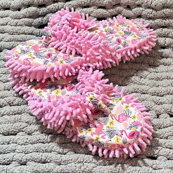 Pink Snoozies Slide Slippers Size L (9-10) - Picture 1 of 5